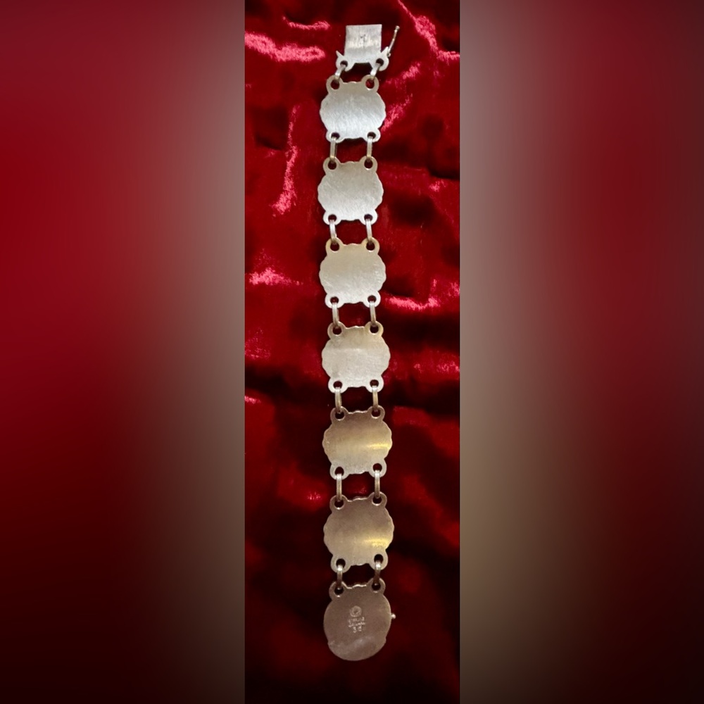 Rare Georg Jensen Sterling Silver “Blossom” Bracelet 1940’s. Trade 4 rose gold! - Picture 13 of 16